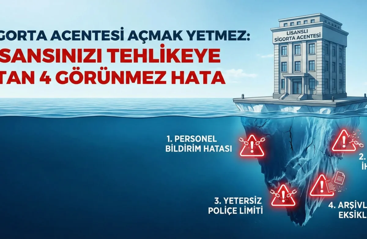Sigorta Acentesi Açmak Yetmez: Lisansınızı Tehlikeye Atan 4 Görünmez Hata